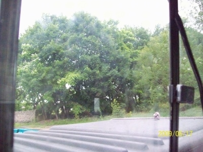 A stone wall in Centralia